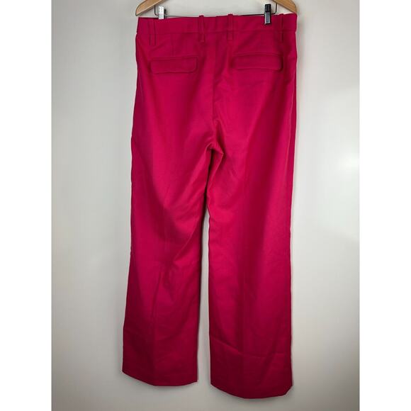 Banana Republic Lido Wide Leg Wool Pant Happy Hour Pink Women's Size 14L 14 long - Picture 13 of 14